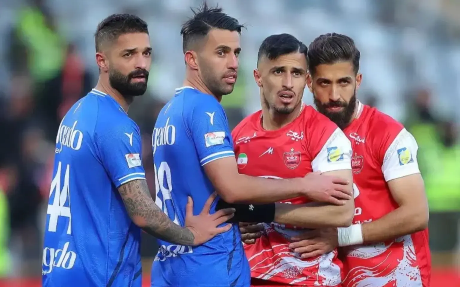 بازیکنان استقلال پرسپولیس